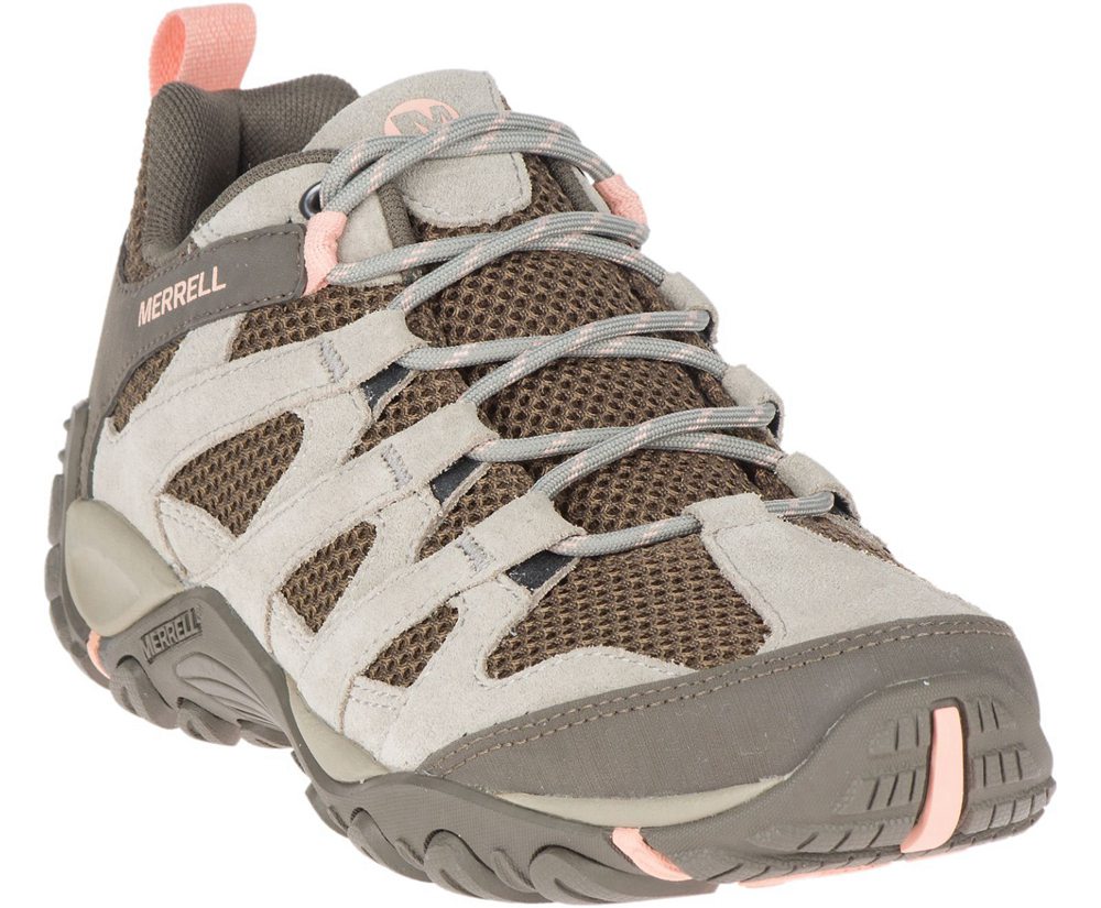 Merrell Hiking Shoes Grey - Alverstone - Womens 40FPTCLRX